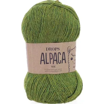 Příze Příze DROPS Alpaca mix 7238 - olivová