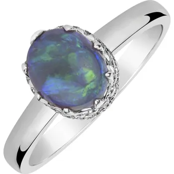Prsten Prsten s opálem a diamanty Feu