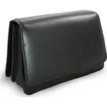 Černá pánská kožená dokladová etue Genevi