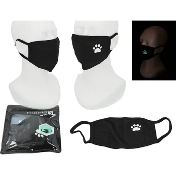 rouška OPAKOVANĚ POUŽITELNÁ LÁTKOVÁ OCHRANNÁ ROUŠKA NA OBLIČEJ - PSÍ TLAPKA, 1 KS
