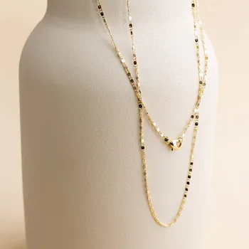 Řetízek Zlatý fasetový řetízek