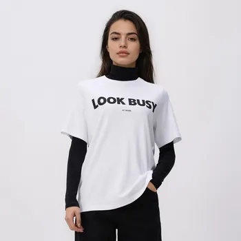 Dámské tričko Reserved - Tričko s potiskem - bílá - 168HT-00C - 168HT-00C-X_S