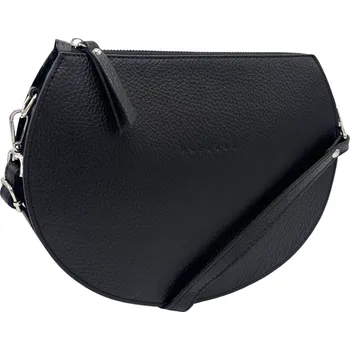 Kabelka Kožená crossbody kabelka Moon Barva: Černá