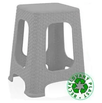 SMART DESIGN Taburetka, stolička 38 x 38 x v.45 cm RATAN, plast, barvy mix