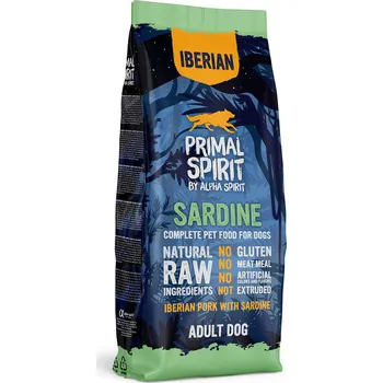 Krmivo pro psa Alpha Spirit Primal Spirit Dog Adult 70% Iberian Pork With Sardine 12 kg
