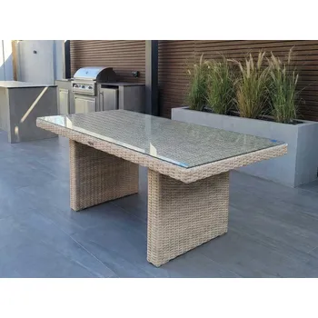 Zahradní stůl Umělý ratan Lounge stůl k sedacím setům latte