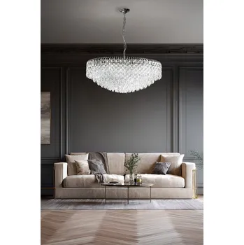 Závěsné svítidlo AZzardo Burano, 12 světelných bodů E14