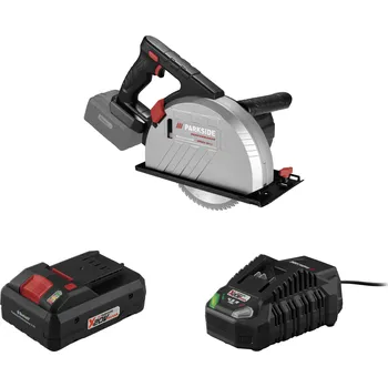 Okružní pila PARKSIDE PERFORMANCE® Aku ruční okružní pila na kov PPMSA 20-Li A1, Smart 4 Ah