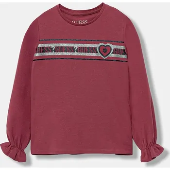 Dětská móda Dětské tričko s dlouhým rukávem Guess K5YI23.K6YW4.9BYA růžová 38X, vel. 105-112