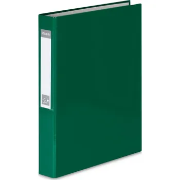 KROUŽKOVÝ SEGREGÁTOR A4 2-KROUŽKY 40MM ZELENÝ ÚZKÝ KOVÁNÍ FCK DOKUMENTY PL