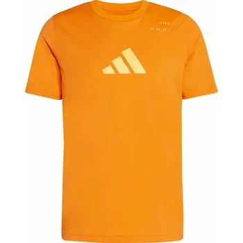 Pánské tričko Pánské tričko adidas Tennis Category Graphic T-Shirt Pure Orange XL