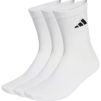 Dámské ponožky Ponožky adidas Cushioned Sportswear Crew Socks 3 Pair Pack White/White/Black L