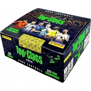 Sběratelská karetní hra BOX Sáčky 24 ks. TOP CLASS 2025 Fotbalové Kartičky Panini do Alba