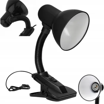 Lampička Stolní lampička FORTRADE ČERNÁ stolní lampa, výkon až 40 W