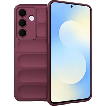 Pouzdro na mobilní telefon Techsuit – Magic Shield – Samsung Galaxy S25 FE – bordeaux