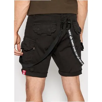 Alpha Industries Šortky z materiálu Utility 116213 Černá Regular Fit 31