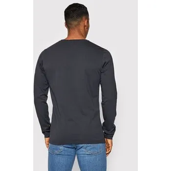 Pánská košile Alpha Industries S dlouhým rukávem Basic 100510 Tmavomodrá Regular Fit XXL