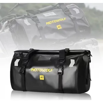 Cestovní taška MOTOWOLF motocyklová taška 40L black