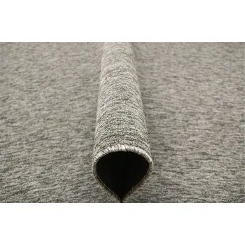 Koberec KOBEREC ŠEDÝ SUPERSTAR GRAFITOVÝ SMYČKOVÝ VLAS DO MODERNÍHO OBÝVACÍHO POKOJE 200x400 cm