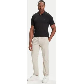 BOSS Polokošile Passerzip 50537507 Černá Slim Fit 3XL