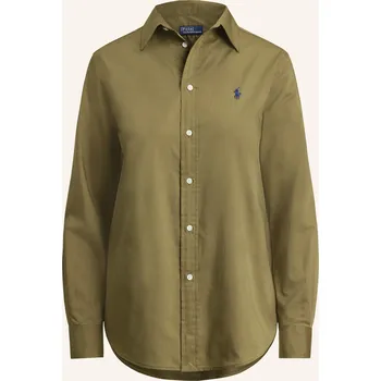 Dámská halenka Polo Ralph Lauren Dámská Košilová Halenka, olivová, 34