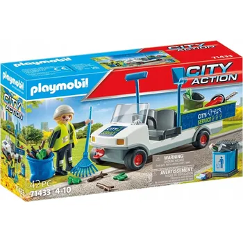 Stavebnice Playmobil PLAYMOBIL ÚKLID MĚSTA S ELEKTRICKÝM AUTEM
