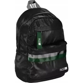 Školní batoh Školní batoh jednokomorový Paso černý 13 l