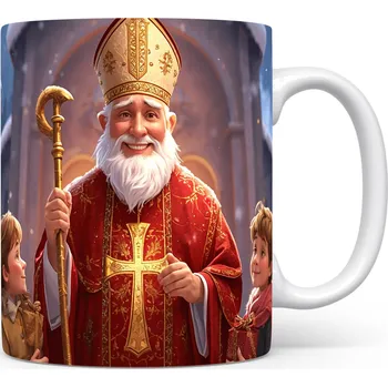 Hrnek s motivem Mikuláše – Radostná chvíle