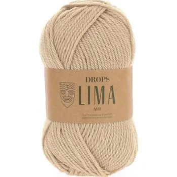 Volný čas Příze DROPS Lima mix - 0206 světlá béžová