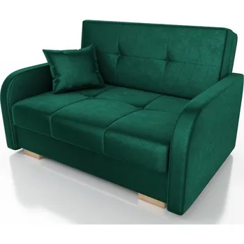 Pohovka Malá rozkládací pohovka Pola 2 - tmavě zelená