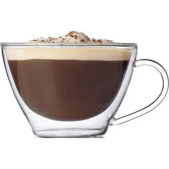 Luigi Bormioli set 2ks Thermic Cappuccino 38,5cl (08879) dvoustěnný skleněný šálek na kávu