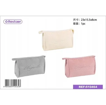 Kosmetická taška Elegantní kosmetická taška z plyše – ideální pro každodenní nošení