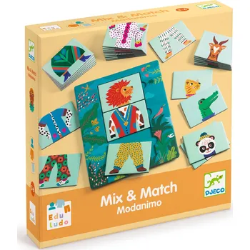 Dřevěná hračka Mix & Match Modanimo