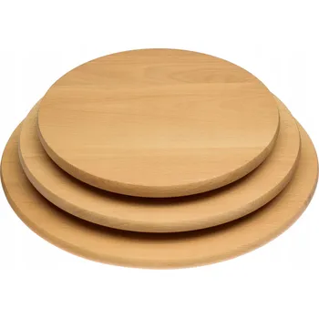 Kuchyňské prkénko DESKY OTOČNÉ PRKÉNKO KOMPLET 30 35 40 cm PEVNÉ + LOPATKA !