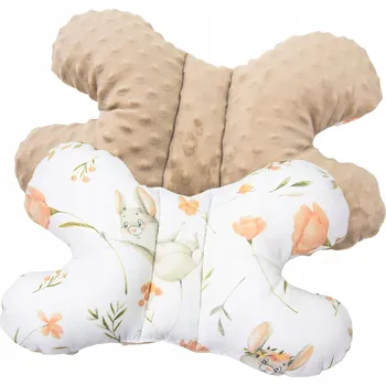 Polštář Kerstin POLŠTÁŘ MOTÝLEK MINKY PROTIOTŘESOVÁ DO AUTOSEDAČKY