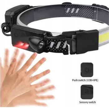 Čelovka VÝKONNÝ LED ČELOVKA SE SVĚTLOMET 3V1