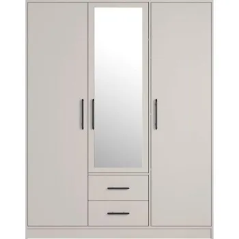 Šatní skříň SRL2 Šatní skříň SMART kašmír, se zrcadlem, 150 cm