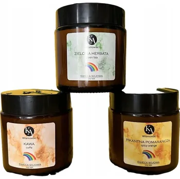 Svíčka Sojová vonná svíčka Sada vůní KaWilamowski