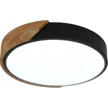 Comely kulatý Stropní Svítidlo 30 x 5 cm černá