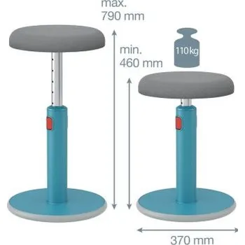 Leitz Ergo Cosy ergonomická balanční židle, modrá (65180061)