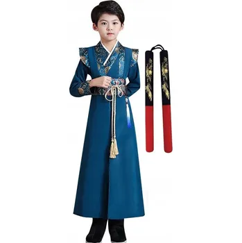 Karnevalový kostým KOSTÝM SAMURAJ KOSTÝM NINJA SAMURAJ + MEČ BOJOVNÍK 130/134 HANFU KIMONO