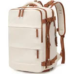 Konofactory Bílý multifunkční batoh do letadla s USB portem