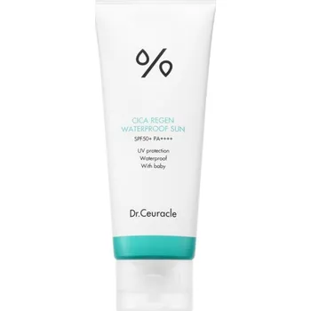 Opalování Dr.Ceuracle Cica Regen Waterproof Sun voděodolný opalovací krém na obličej SPF 50+ 100 ml