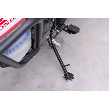 Rám pro motocykl Rozšíření bočního stojanu Honda XL 750 Transalp Side Stand Extension Black Yakk EXP