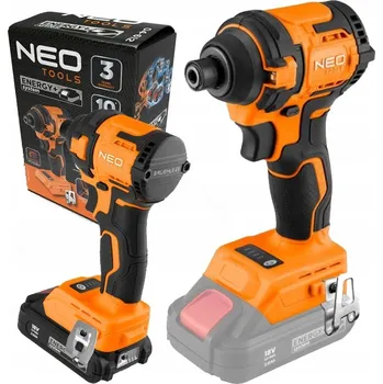 Neo Bezuhlíkový rázový utahovák 18V, 300Nm, Energy+, bez akumulátoru