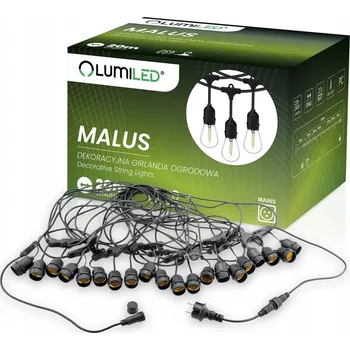 Vánoční dekorace Světelný řetěz Lumiled 2000 cm do sítě černý - vánoční osvětlení