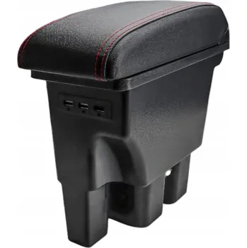 Loketní opěrka MARCHFA Černá loketní opěrka s USB pro Suzuki Jimny JB64 / JB74 2018-2024