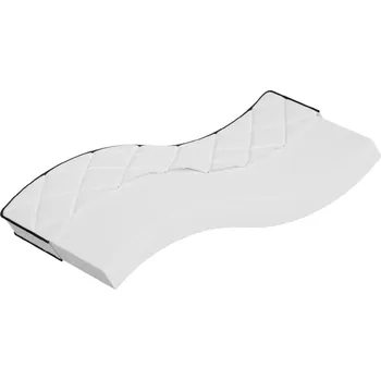 Matrace Matrace pěnová 80 x 200 x 16 cm bílo-černá, středně měkká