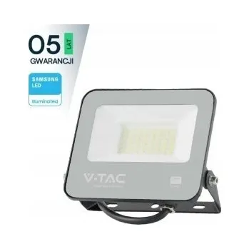 LED reflektor 30W 3450lm 6500K Čip SAMSUNG 115LM/W IP65 Černý 5 let záruka