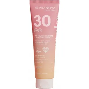 Opalování Alphanova Daily Sun Mléko na opalování s vysokou ochranou proti slunci SPF30 – neviditelné 150 Ml